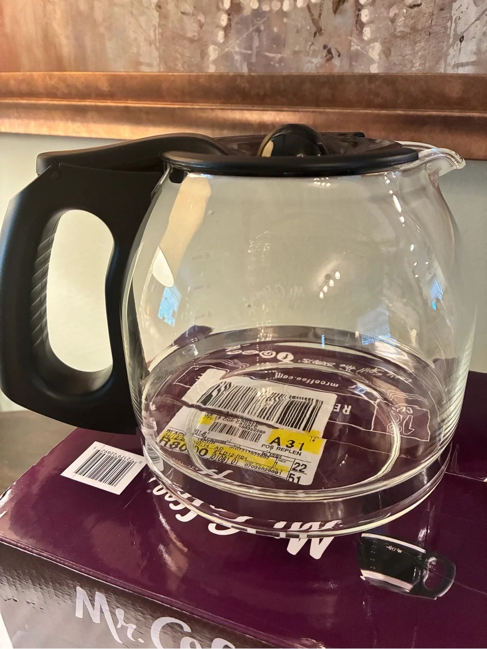 Replacement 12-Cup Carafe Pot for Mr. Coffee Mr Coffee Maker Coffeemaker NEW